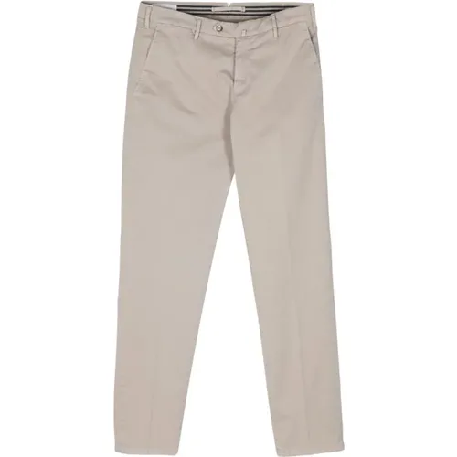 Luigi Bianchi Trousers Grey , male, Sizes: 2XL, M, L, XL - Luigi Bianchi Mantova - Modalova