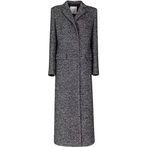 Checked Single-Breasted Coat , female, Sizes: 2XS, XS - MVP wardrobe - Modalova