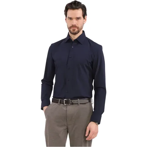 Shirts , male, Sizes: L - Hugo Boss - Modalova