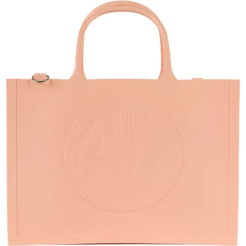 Rosa Synthetische Handtasche für Frauen - Armani Exchange - Modalova