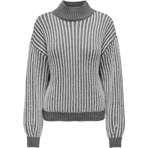 Langarm Pullover December Sky , Damen, Größe: M - JACQUELINE de YONG - Modalova