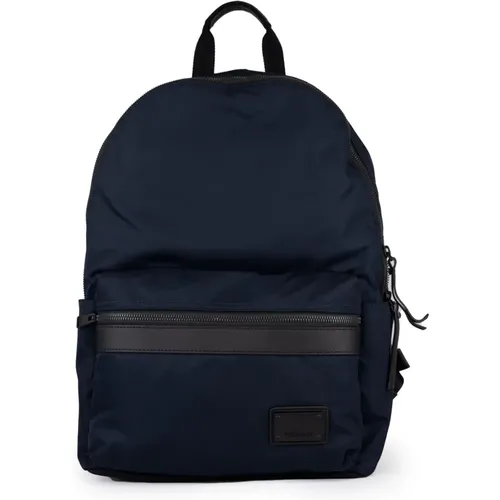 Blauer Gabardine Herrenrucksack - Premiata - Modalova