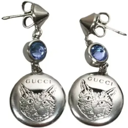 Pre-owned Silver Gucci Earrings , female, Sizes: ONE SIZE - Gucci Vintage - Modalova