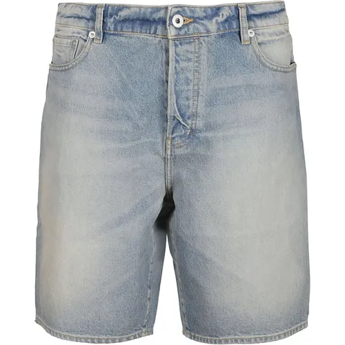 Dirty Denim Shorts , male, Sizes: W33, W32 - Kenzo - Modalova