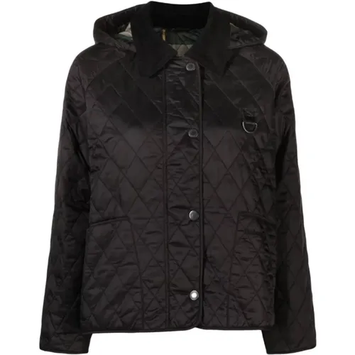 Quilted Coat with Removable Hood , female, Sizes: XL, M, 3XL, 2XL - Barbour - Modalova