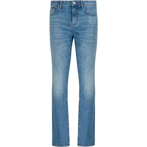 Slim-fit Jeans , Herren, Größe: W34 - Armani Exchange - Modalova