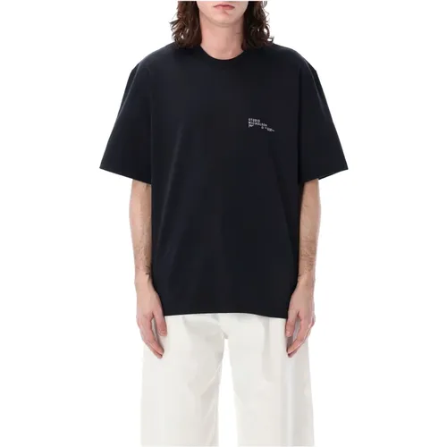 Mens Clothing T-Shirts Polos Darkest Navy Ss24 , male, Sizes: M - Studio Nicholson - Modalova