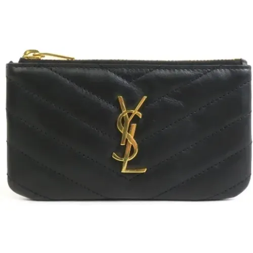 Pre-owned Leather wallets , female, Sizes: ONE SIZE - Yves Saint Laurent Vintage - Modalova