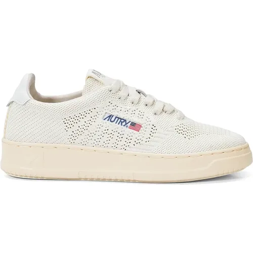 Perforated Fabric Sneakers , female, Sizes: 3 UK - Autry - Modalova