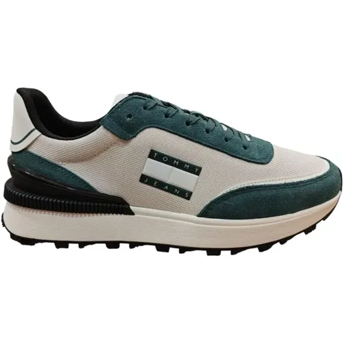 Men Technical Runner Sneakers , male, Sizes: 8 UK, 6 UK, 11 UK, 9 UK, 7 UK, 10 UK - Tommy Hilfiger - Modalova