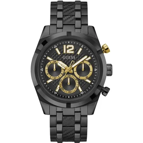 Resistance Multifunction Watch Gold , male, Sizes: ONE SIZE - Guess - Modalova