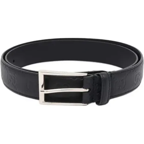 Pre-owned Leather belts , male, Sizes: ONE SIZE - Gucci Vintage - Modalova