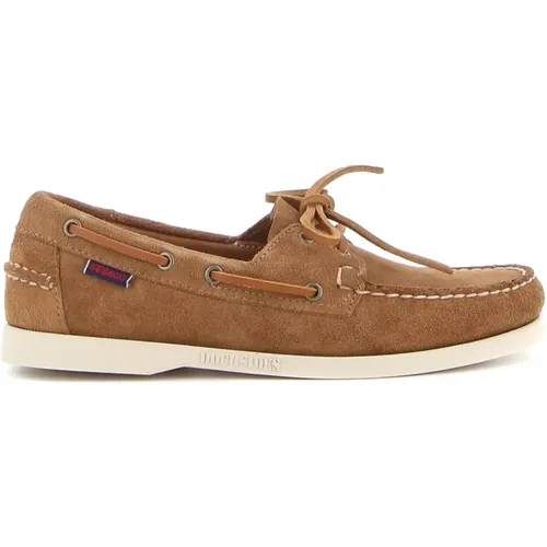 Kamel Wildleder Loafer Segelschuh , Herren, Größe: 42 EU - Sebago - Modalova