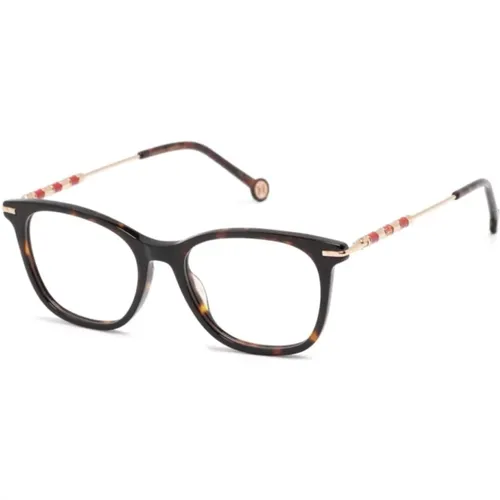 Braun/Havanna Optische Brille Stilvolles Design , Damen, Größe: 50 MM - Carolina Herrera - Modalova