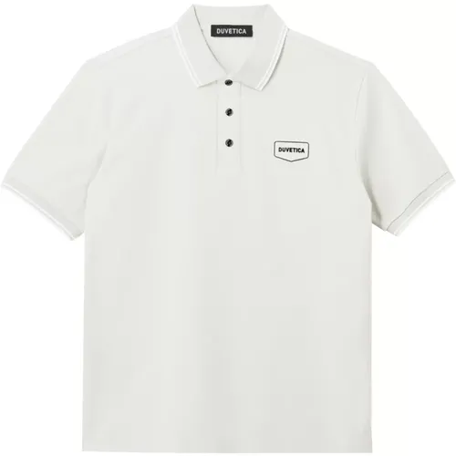 Caraton Men's Polo Shirt , male, Sizes: M, XL, S, L - duvetica - Modalova