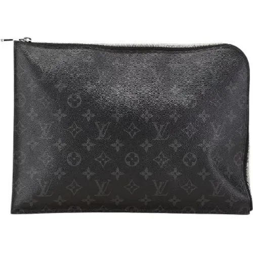 Pre-owned Canvas clutches , male, Sizes: ONE SIZE - Louis Vuitton Vintage - Modalova