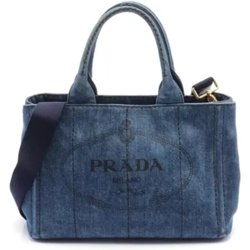 Pre-owned Denim totes , female, Sizes: ONE SIZE - Prada Vintage - Modalova