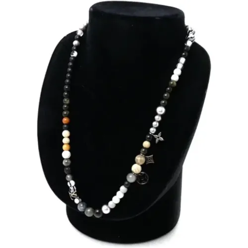 Pre-owned Pearl necklaces , female, Sizes: ONE SIZE - Louis Vuitton Vintage - Modalova