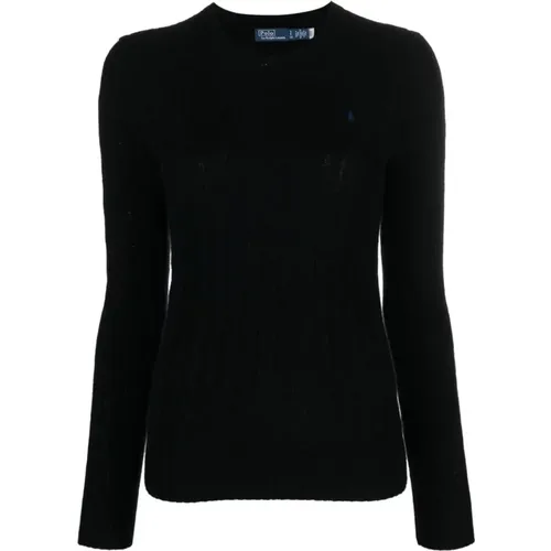 Cable-Knit Jumper with Polo Pony Motif , female, Sizes: XL - Polo Ralph Lauren - Modalova