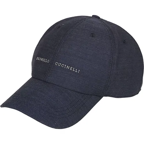 Men's Accessories Hats & Caps Cgi45 Ss24 , male, Sizes: XL - BRUNELLO CUCINELLI - Modalova