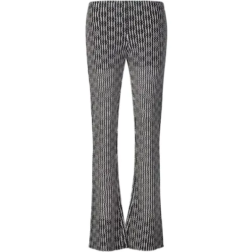 Zigzag Knit Wide Leg Pants , female, Sizes: L, M, S - Rag & Bone - Modalova
