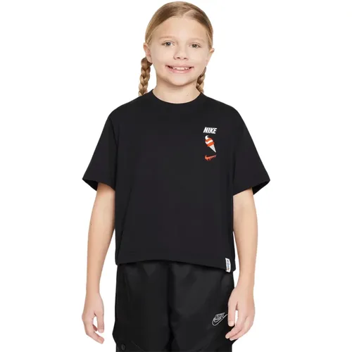 Jugend Sportshirt , Damen, Größe: M - Nike - Modalova