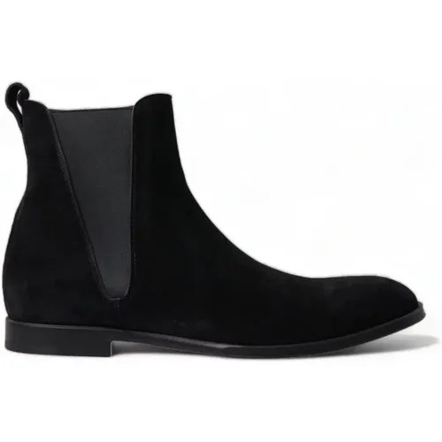 Chelsea Boots , Herren, Größe: 44 EU - Dolce & Gabbana - Modalova