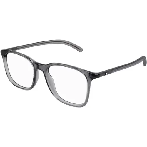Grey Classic Eyewear , male, Sizes: 54 MM - Montblanc - Modalova