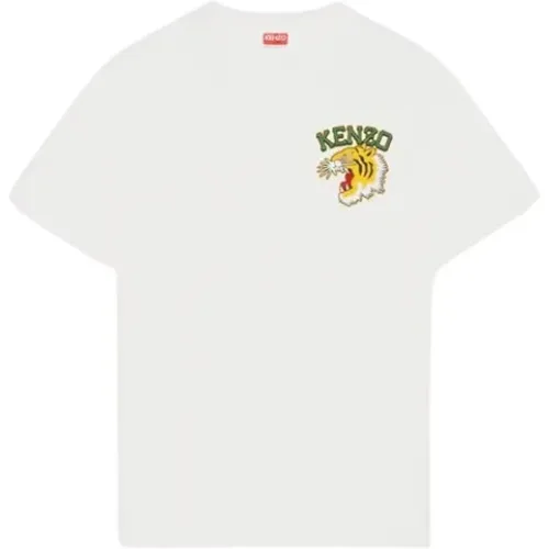Varsity Jungle Tiger T-shirt , male, Sizes: L - Kenzo - Modalova