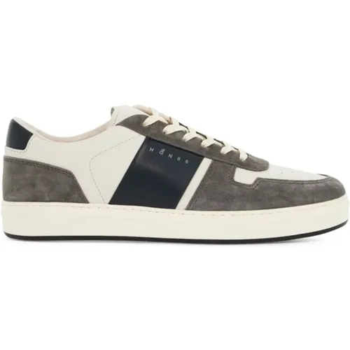 Color Block Leather Sneakers , male, Sizes: 8 1/2 UK, 9 1/2 UK, 5 UK, 9 UK, 7 1/2 UK, 7 UK, 6 1/2 UK, 6 UK, 8 UK, 10 UK, 11 UK - Hogan - Modalova