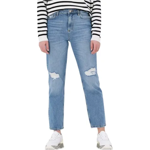 Denim Straight Leg Jeans Blau - Liu Jo - Modalova