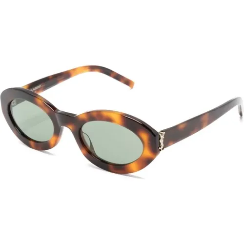 SL M136 002 Sunglasses , female, Sizes: 52 MM - Saint Laurent - Modalova