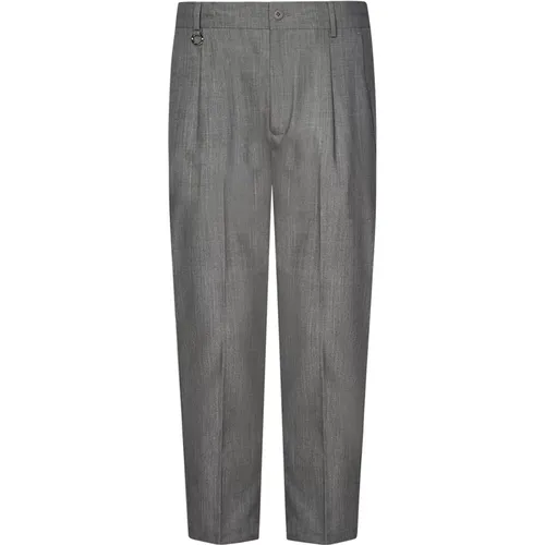 Men's Clothing Trousers Grey Ss24 , male, Sizes: W31 - Golden Craft - Modalova