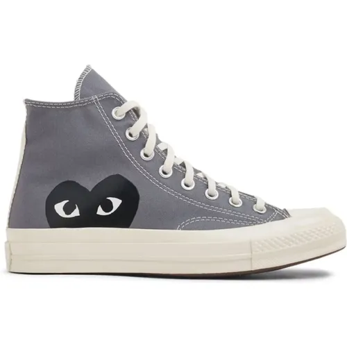 Chuck 70 High-Top Sneakers Grau , Herren, Größe: 46 EU - Comme des Garçons Play - Modalova