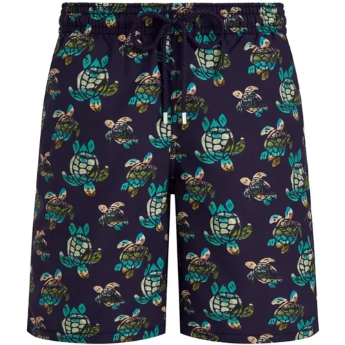 Lange Landscapes Turtles Badeshorts für Herren , Herren, Größe: 2XL - Vilebrequin - Modalova