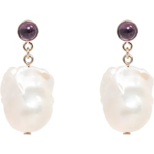 Darcey pearl earrings , Damen, Größe: ONE Size - Chloé - Modalova