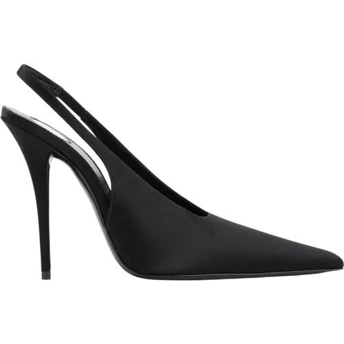 Elegant Slingback Shoes , female, Sizes: 5 UK - Saint Laurent - Modalova