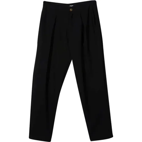 Stilvolle Baumwoll-Straight-Leg-Hose - Balmain - Modalova