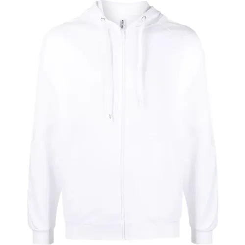 Sweatshirt with zip , male, Sizes: 2XL, S, L, XL, M - Moschino - Modalova