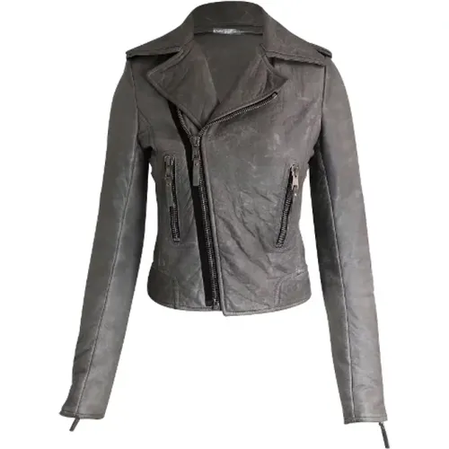Pre-owned Leather outerwear , female, Sizes: S - Balenciaga Vintage - Modalova
