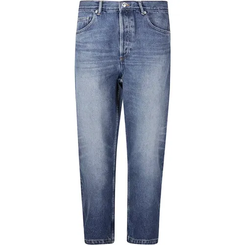 Weite Bein Blaue Jeans mit 5 Taschen - A.P.C. - Modalova