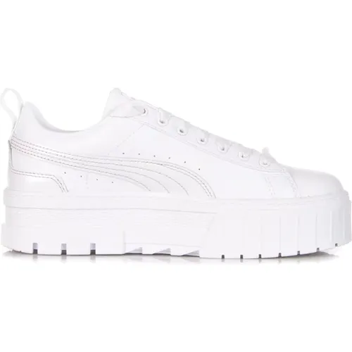 Weißer Glow Low-Top Sneaker Damen - Puma - Modalova