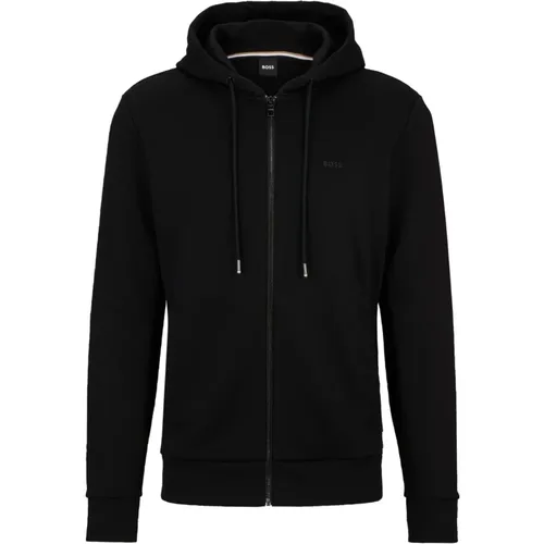 Schwarzer Kapuzenpullover , Herren, Größe: XL - Hugo Boss - Modalova