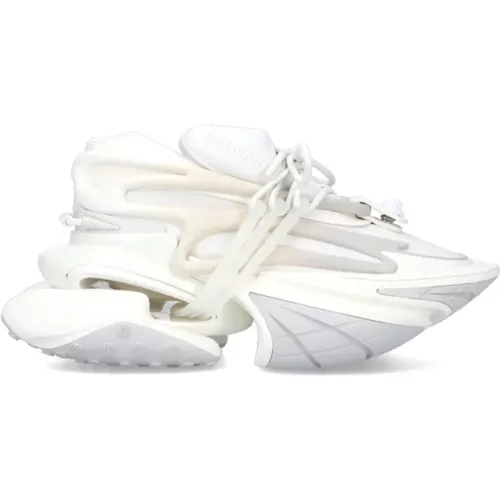 Weiße Sneakers - Stilvolles Modell - Balmain - Modalova