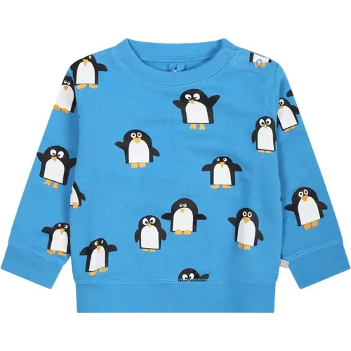 Hellblauer Pinguin-Sweatshirt - Stella Mccartney - Modalova