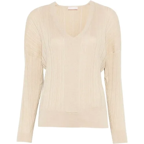 Goldene Pullover für Frauen , Damen, Größe: XS - Liu Jo - Modalova