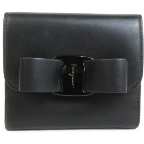 Pre-owned Leather wallets , female, Sizes: ONE SIZE - Salvatore Ferragamo Pre-owned - Modalova