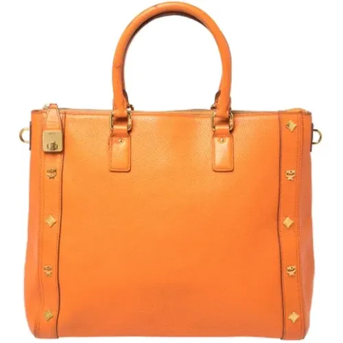 Pre-owned Leather totes , female, Sizes: ONE SIZE - MCM Pre-owned - Modalova