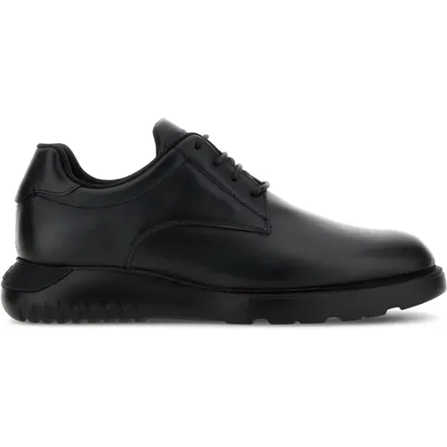 Leather Lace-up Shoes , male, Sizes: 10 UK - Hogan - Modalova