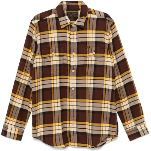 Plaid Flannel Shirt Chocolate Banana , male, Sizes: S, L, M - Filson - Modalova